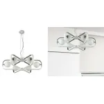 Подвесной светильник Michele Ball Chandelier Silver 6