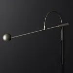 Бра Restoration Hardware ORBITER II Wall lamp Black с поворотным плафоном от ImperiumLoft