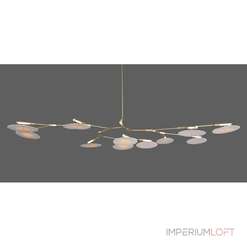 Люстра на штанге Адель Branching With Porcelain Disc BD 9
