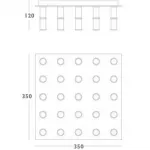 Потолочный светильник Meurice Flush Mount Ceiling Light designed от ImperiumLoft