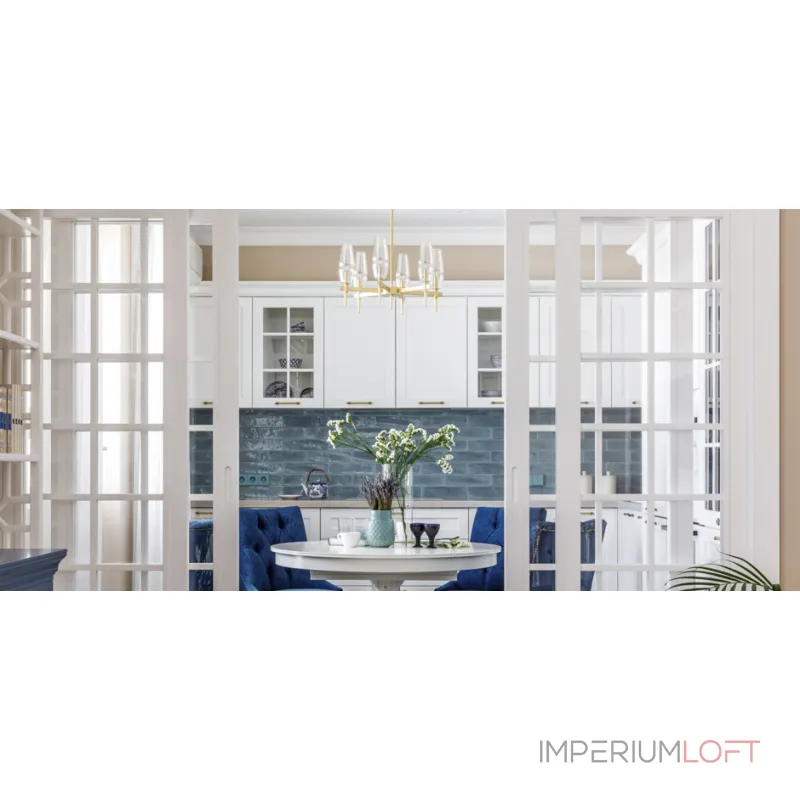 Люстра на штанге Polani Chandelier 6 Люстра на штанге Polani Chandelier 6