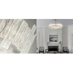 Люстра на штанге Circle Cogs Frosty Glass