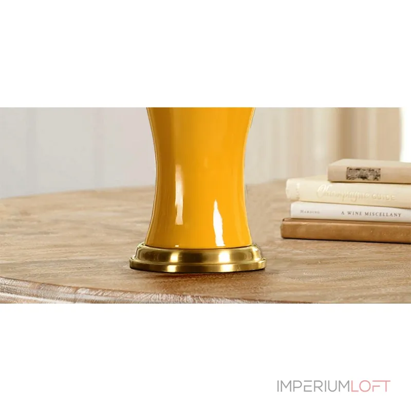 Настольная керамическая лампа с узором Mey от ImperiumLoft