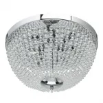 Потолочная люстра Virginia Clear Beads ceiling Chrome S