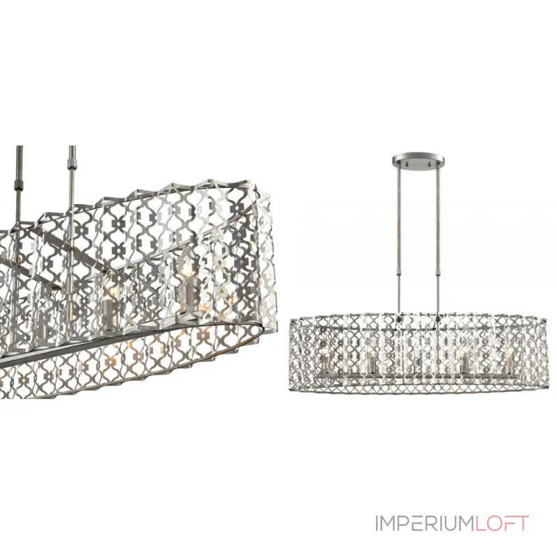 Люстра на штанге Metal Waves Vintage Oval