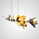 Дизайнерская подвесная люстра LAVRA 8 flowers