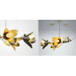 Дизайнерская подвесная люстра LAVRA 8 flowers