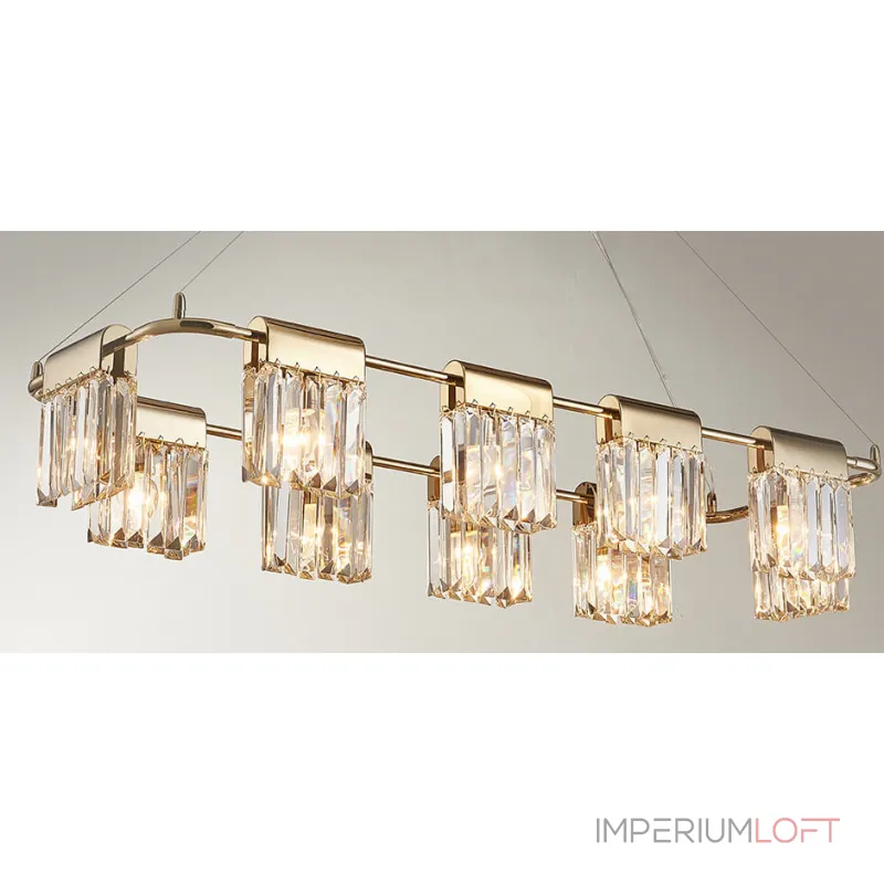 Люстра Crystal Pendants gold 10 от ImperiumLoft Люстра Crystal Pendants gold 10 от ImperiumLoft