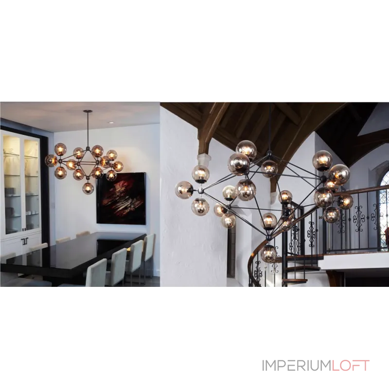 Люстра на штанге Modo Chandelier 19 Globes