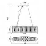 Подвесная люстра Board Chandelier