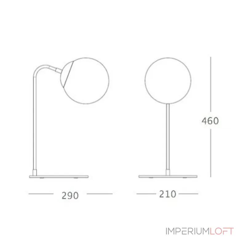 Настольная лампа Modo Desk Lamp от ImperiumLoft