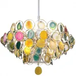 Люстра на штанге Agate Circular Saws