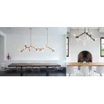 Подвесная люстра Агнес Chandelier Summer 8 Gold