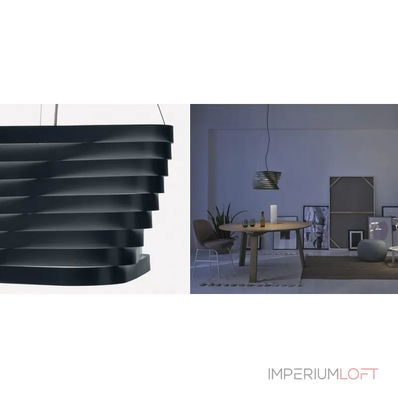 Подвесной светильник Pendant lamp BOOMERANG Almerich Black от ImperiumLoft