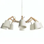 Подвесная люстра Woodland Pendant 8 White