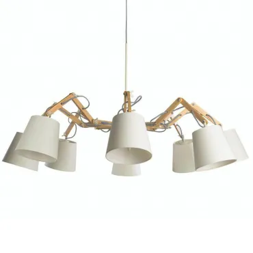 Подвесная люстра Woodland Pendant 8 White