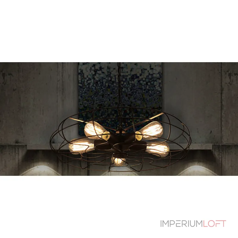 Подвесная люстра Grinder Loft Industrial Mill