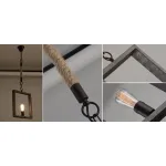 Подвесной светильник  Quadrate Loft Rope Light от ImperiumLoft