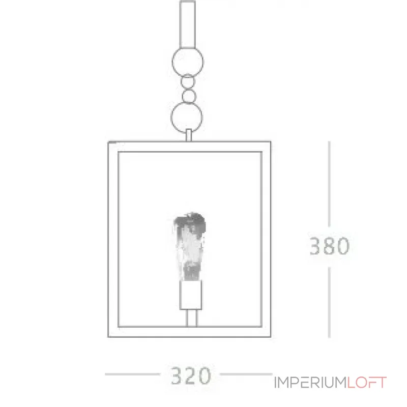 Подвесной светильник  Quadrate Loft Rope Light от ImperiumLoft