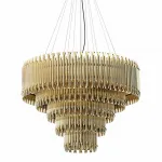 Подвесная люстра MATHENY CHANDELIER 5 SUSPENSION by DELIGHTFULL Gold