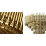 Подвесная люстра MATHENY CHANDELIER 5 SUSPENSION by DELIGHTFULL Gold