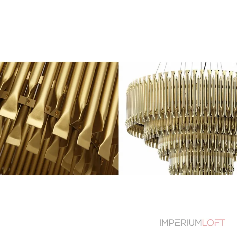 Подвесная люстра MATHENY CHANDELIER 5 SUSPENSION by DELIGHTFULL Gold Подвесная люстра MATHENY CHANDELIER 5 SUSPENSION by DELIGHTFULL Gold