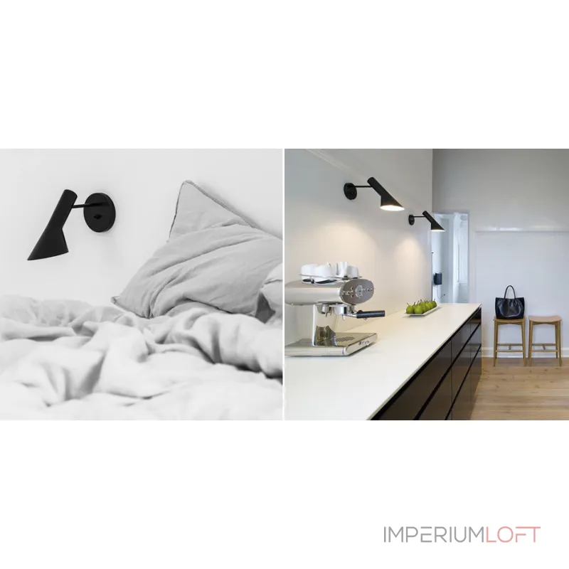 Бра AJ 50 Wall black от ImperiumLoft Бра AJ 50 Wall black от ImperiumLoft