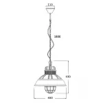Подвесной светильник Loft Industrial Metal Cage Elder от ImperiumLoft