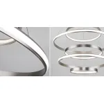 Подвесная люстра Light Ring Vertical Silver 5