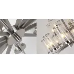 Подвесная люстра LIAISON TWO-TIER Chandelier 18 Silver