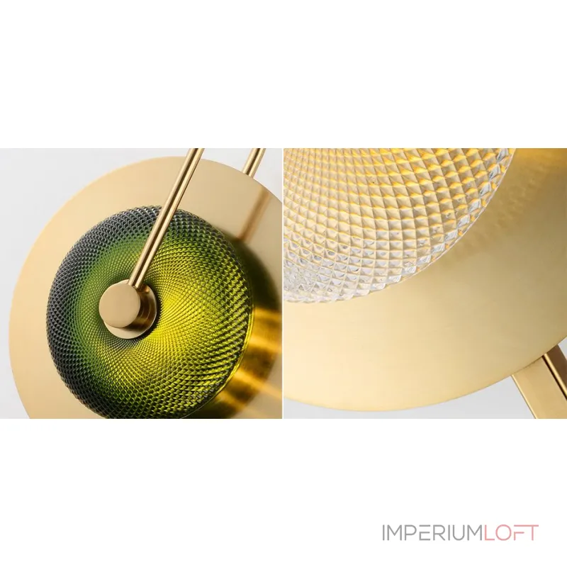 Бра Green Disk Double от ImperiumLoft