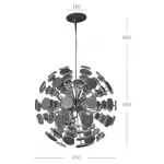 Подвесная люстра Wooden Glowworm Sphere