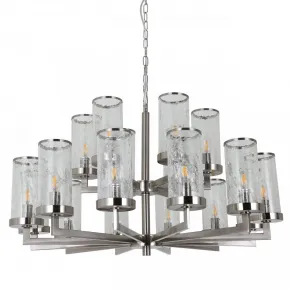 Подвесная люстра LIAISON TWO-TIER Chandelier 18 Silver Подвесная люстра LIAISON TWO-TIER Chandelier 18 Silver