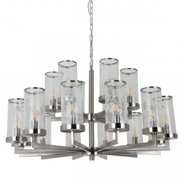 Подвесная люстра LIAISON TWO-TIER Chandelier 18 Silver