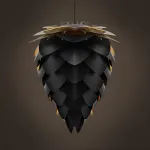 Подвесной светильник Pine Cone II Black & Gold 30 от ImperiumLoft