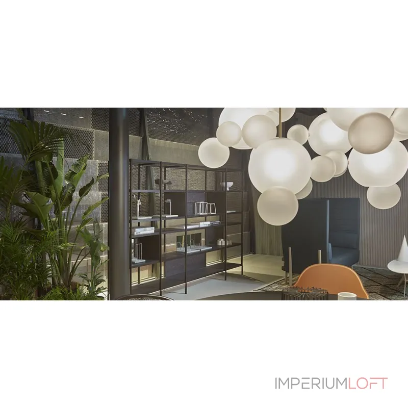 Подвесной светильник GIOPATO & COOMBES BOLLE BLS LAMP white glass 6 от ImperiumLoft