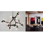 Подвесная люстра Агнес Chandelier Summer 8 Gold