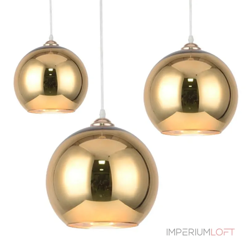 Подвесной светильник GOLD mirror shade modern pendant от ImperiumLoft Подвесной светильник GOLD mirror shade modern pendant от ImperiumLoft