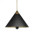 Подвесной светильник Cleo Pendant Brass & Black от ImperiumLoft