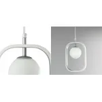 Подвесной светильник Michele Ball Silver от ImperiumLoft