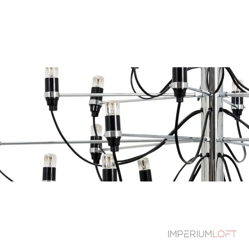 Подвесная люстра Flos 2097 50 holder Chrome by Gino Sarfatti