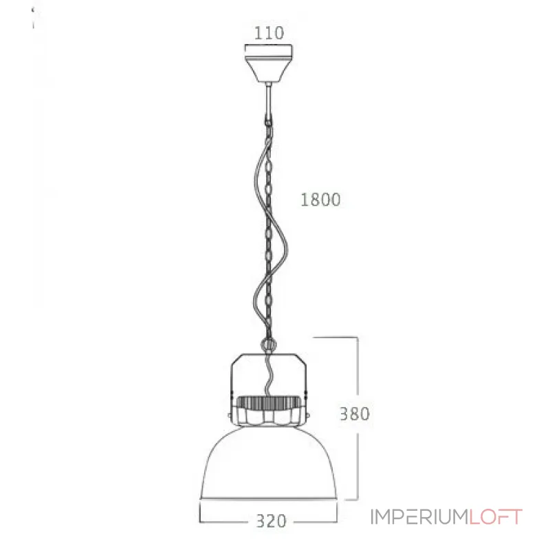 Подвесной светильник Loft Industrial Metal Cage Slam от ImperiumLoft