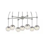 Люстра на штанге Hudson Valley 1227-PN Boca Led Chandelier In Polished Nickel