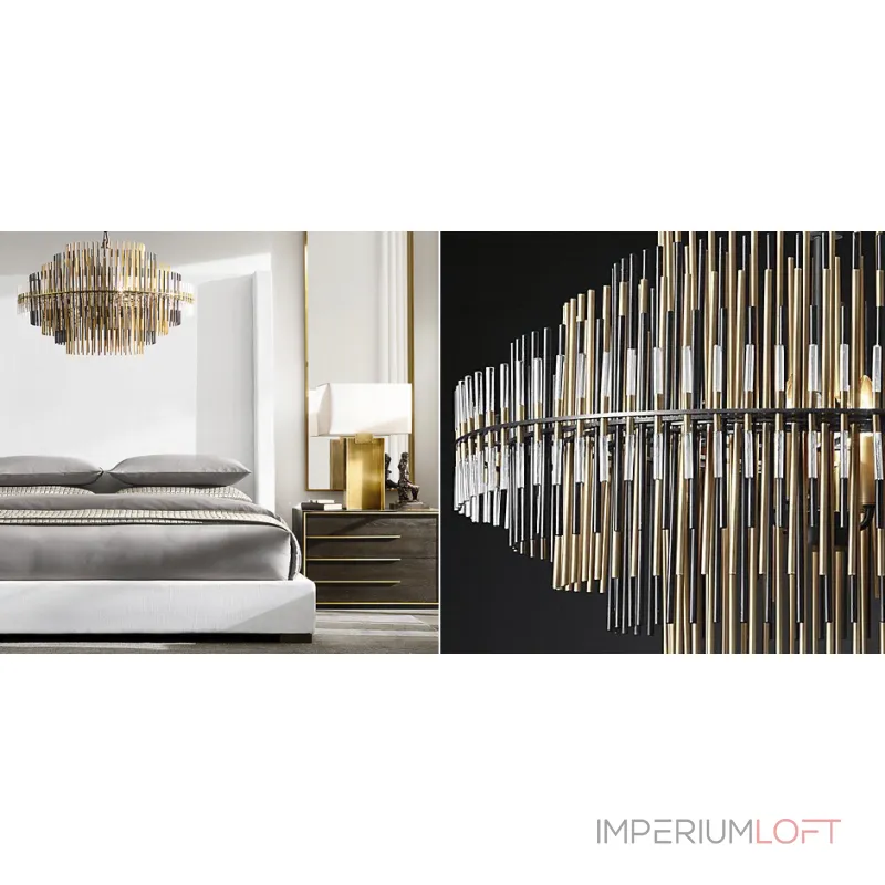 Подвесная люстра Restoration Hardware Emile Round Chandelier Chrome II