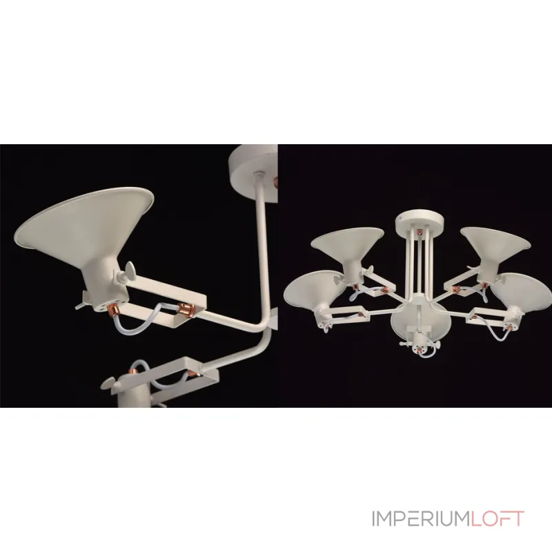 Потолочная люстра Rotating Light White