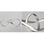 Подвесная люстра Mobius Strip Silver Chandelier