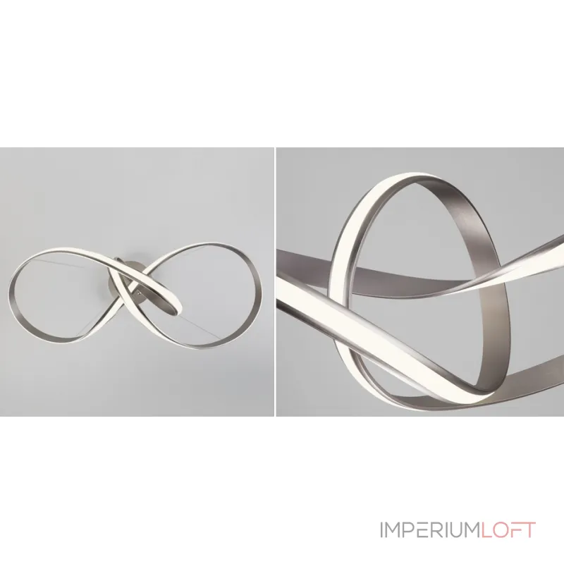 Подвесная люстра Mobius Strip Silver Chandelier Подвесная люстра Mobius Strip Silver Chandelier