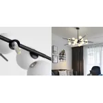 Люстра на штанге Cherry Bomb 16 balls black