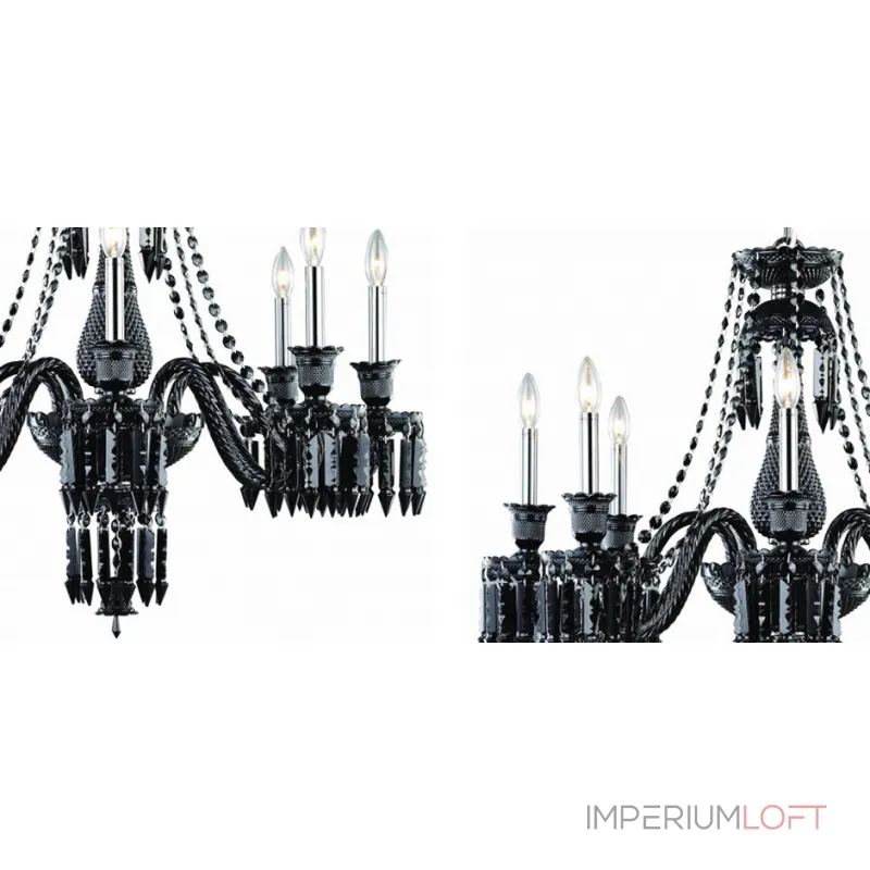 Подвесная люстра BACCARAT Zenith Midnight Chandelier 8