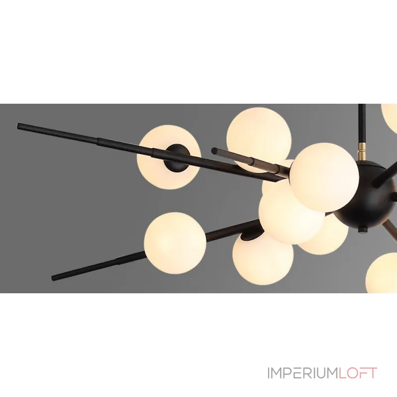 Люстра на штанге Cherry Bomb 16 balls black